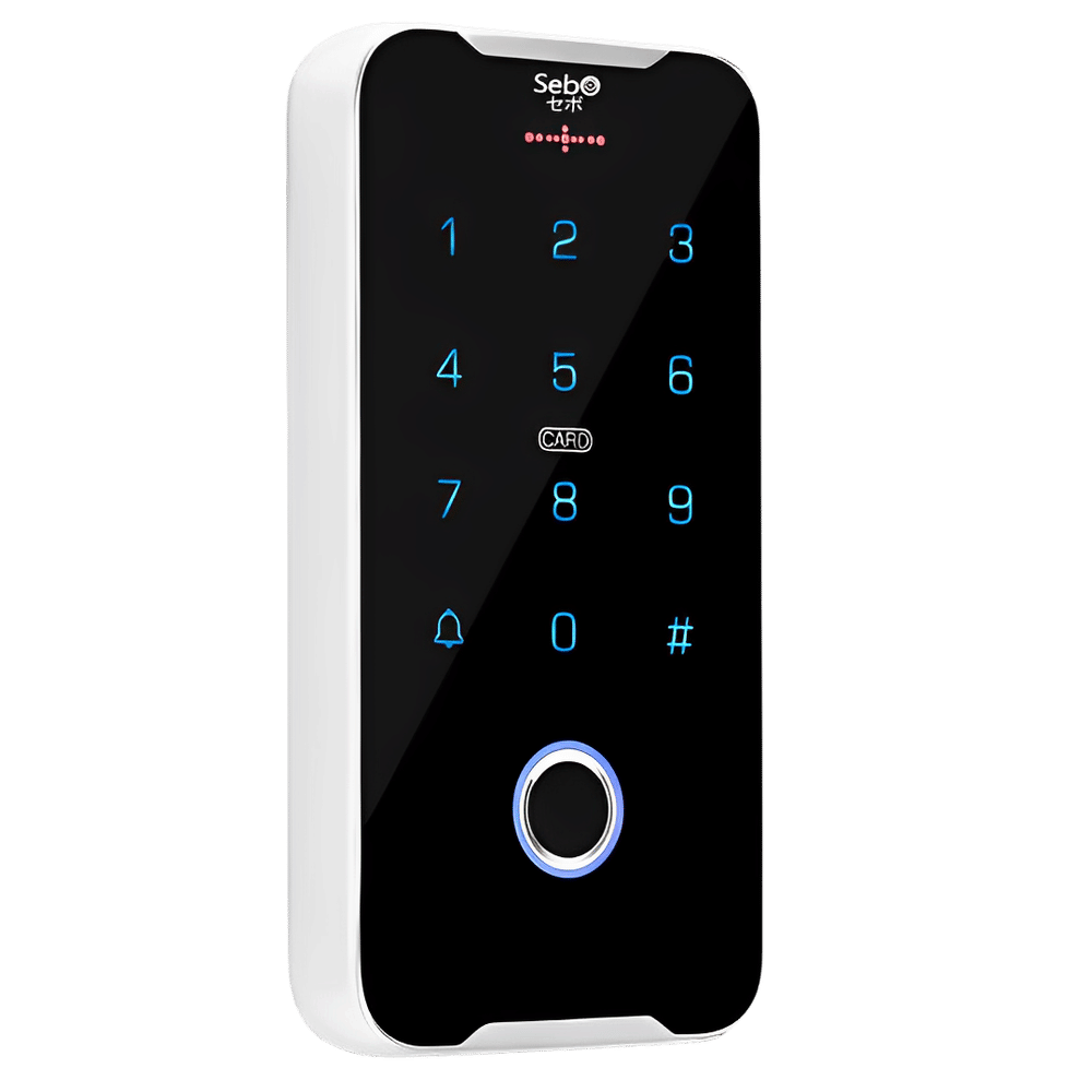 กลอนประตูสมาร์ทดิจิตอลล็อค SebO JIDOOR F60 ระบบสแกนนิ้วกันฝน IP65_11